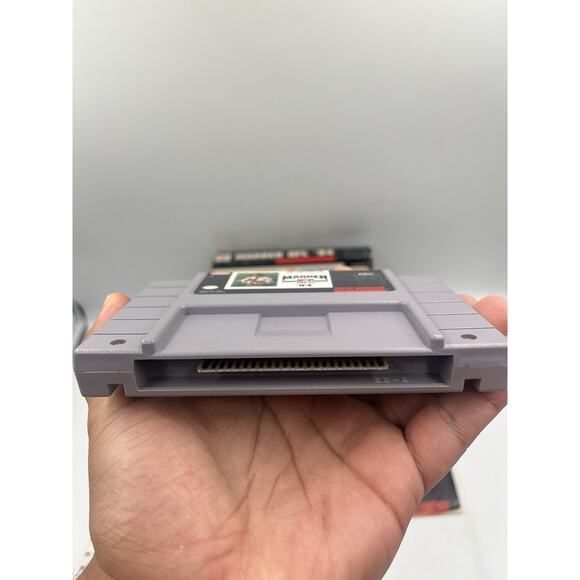 Madden '94 Super Nintendo SNES CIB + Inserts - Picture 8 of 16